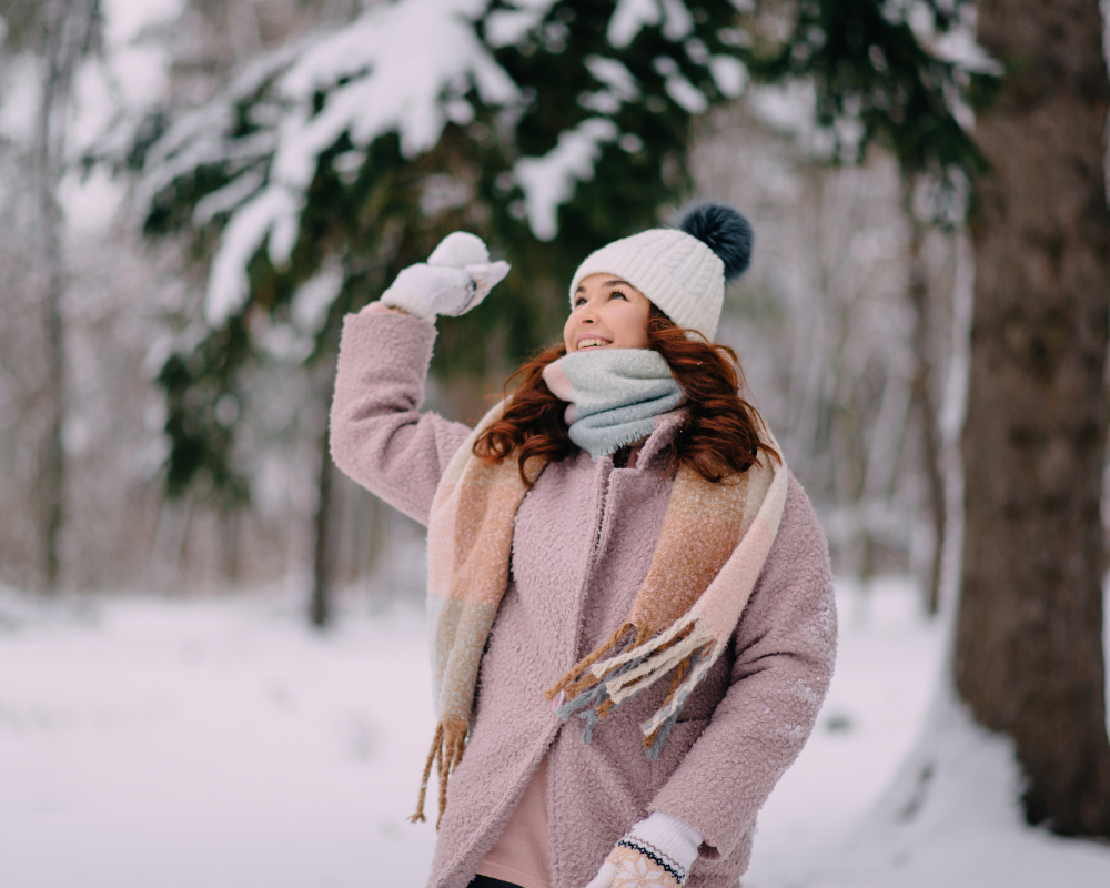 Come abbinare i vestiti chiari in inverno
